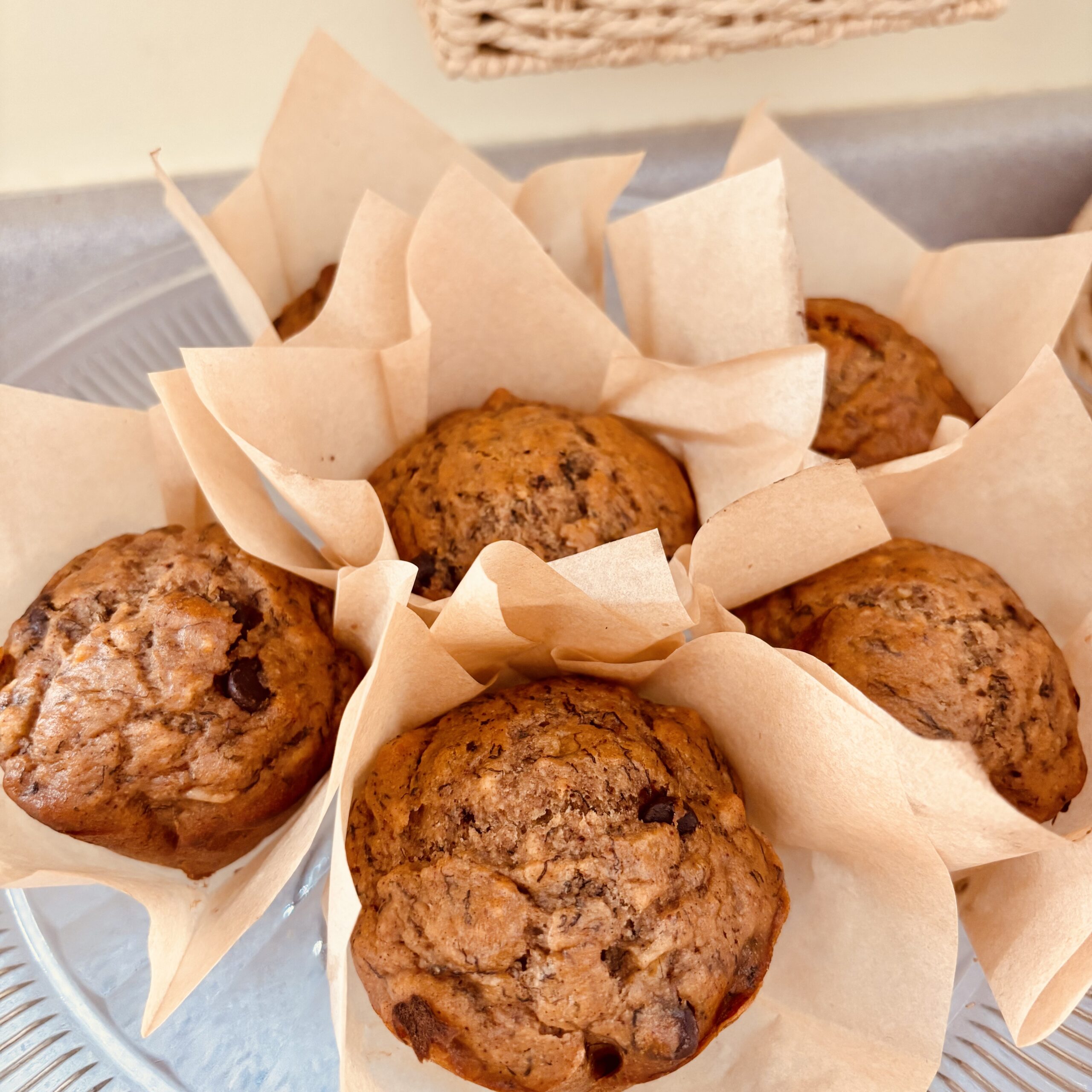 Banana Chocolate Chip Muffins