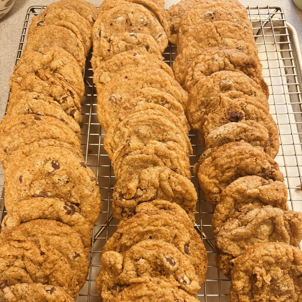 Brown Butter Sourdough Chocolate Chip Cookies